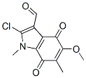 2-chloro-5-methoxy-1,6-dimethyl-4,7-dioxo-indole-3-carbaldehyde CAS#: 73355-46-1