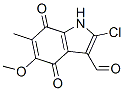 2-chloro-5-methoxy-6-methyl-4,7-dioxo-1H-indole-3-carbaldehyde CAS#: 73355-50-7