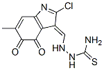 [(2-chloro-6-methyl-4,5-dioxo-indol-3-ylidene)methylamino]thiourea CAS#: 73355-53-0