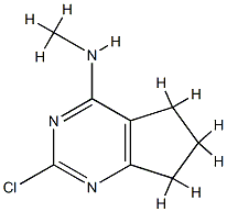 2-chloro-N-methyl-6,7-dihydro-5H-cyclopenta[d]pyrimidin-4-amine(SALTDATA: FREE) CAS#: 76780-98-8