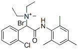 (2-chlorophenyl)methyl-diethyl-[(2,4,6-trimethylphenyl)carbamoylmethyl ]azanium bromide CAS#: 79154-29-3