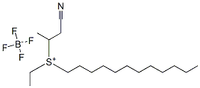 (2-cyano-1-methylethyl)dodecylethylsulphonium tetrafluoroborate(1-) CAS#: 72140-65-9