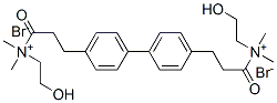 2-hydroxyethyl-[3-[4-[4-[2-(2-hydroxyethyl-dimethyl-ammonio)carbonylet hyl]phenyl]phenyl]propanoyl]-dimethyl-azanium dibromide CAS#: 77967-05-6