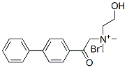 2-hydroxyethyl-dimethyl-[2-oxo-2-(4-phenylphenyl)ethyl]azanium bromide CAS#: 77985-00-3