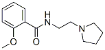 2-methoxy-N-[2-(1-pyrrolidinyl)ethyl]benzamide CAS#: 73664-81-0