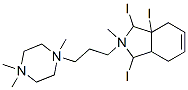 2-methyl-2-[3-(1,4,4-trimethyl-2,3,5,6-tetrahydropyrazin-1-yl)propyl]- 1,3,3a,4,7,7a-hexahydroisoindole triiodide CAS#: 74051-71-1