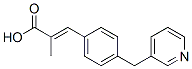 2-methyl-3-(4-(3-pyridinylmethyl)phenyl)-2-propenoic acid CAS#: 75987-08-5