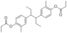 [2-methyl-4-[4-(3-methyl-4-propanoyloxy-phenyl)hexan-3-yl]phenyl] propanoate CAS#: 84-13-9