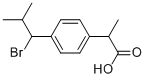 2-[p-(1-Bromo-2-methylpropyl)phenyl]propionic Acid CAS#: 75625-98-8