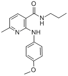 2-(p-Anisidino)-6-methyl-N-propylnicotinamide CAS#: 78593-77-8