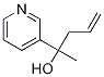 2-(pyridin-3-yl)-4-penten-2-ol CAS#: 745813-67-6