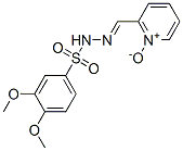2-pyridinecarboxaldehyde-1-oxide-3,4-dimethoxybenzene sulfonylhydrazone CAS#: 73736-93-3