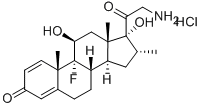 21-Amino-9-fluoro-11,17-dihydroxy-16-methylpregna-1,4-diene-3,20-dione hydrochloride CAS#: 744254-10-2