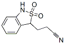 2,1-Benzisothiazole-3-propanenitrile,1,3-dihydro-,2,2-dioxide(9CI) CAS#: 736178-12-4