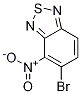2,1,3-Benzothiadiazole, 5-broMo-4-nitro- CAS#: 72023-79-1