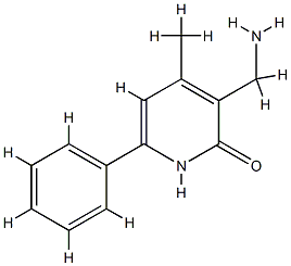 2(1H)-Pyridinone,3-(aminomethyl)-4-methyl-6-phenyl-(9CI) CAS#: 771573-87-6