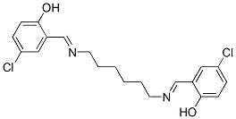 2,2'-[1,6-Hexanediylbis(nitrilomethylidyne)]bis(4-chlorophenol) CAS#: 73791-22-7