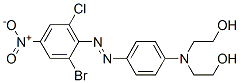 2,2'-[[4-[(2-Bromo-6-chloro-4-nitrophenyl)azo]phenyl]imino]bisethanol CAS#: 73287-62-4
