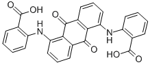 2,2'-[(9,10-dihydro-9,10-dioxo-1,5-anthrylene)diimino]bisbenzoic acid CAS#: 81-78-7