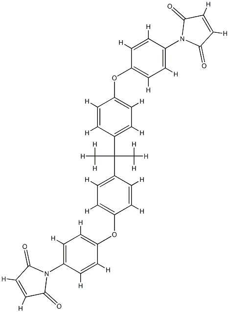 2,2-Bis(4-(4-maleimidephenoxy)phenyl)propane CAS#: 79922-55-7