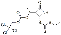 2,2,2-trichloroethyl [2R-[2alpha,3beta(R*)]]-1-[2-[[(ethylthio)thioxomethyl]thio]-4-oxoazetidin-3-yl]ethyl carbonate CAS#: 76431-30-6