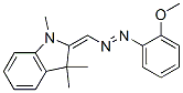2,3-Dihydro-2-[[(2-methoxyphenyl)azo]methylene]-1,3,3-trimethyl-1H-indole CAS#: 77342-39-3