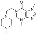 2,3-Dihydro-3,7-dimethyl-1-(2-(4-methylpiperazinyl)ethyl)-6(1H)-purino ne CAS#: 73972-59-5
