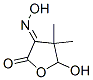 2,3-Furandione, dihydro-5-hydroxy-4,4-dimethyl-, 3-oxime (9CI) CAS#: 773007-98-0
