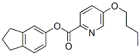 2,3-dihydro-1H-inden-5-yl 5-butoxypyridine-2-carboxylate CAS#: 72133-55-2