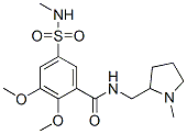 (-)-2,3-dimethoxy-5-[(methylamino)sulphonyl]-N-[(1-methyl-2-pyrrolidinyl)methyl]benzamide CAS#: 74651-64-2