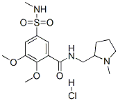 2,3-dimethoxy-5-[(methylamino)sulphonyl]-N-[(1-methyl-2-pyrrolidinyl)methyl]benzamide monohydrochloride CAS#: 74651-67-5