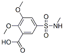 2,3-dimethoxy-5-[(methylamino)sulphonyl]benzoic acid CAS#: 74651-63-1