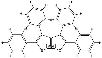2,3,4,5-Tetraphenyl[1,2]dithiolo[1,5-b][1,2]oxathiole-7-SIV CAS#: 74810-21-2