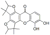 2,3,5,6-Tetrahydro-8,9-dihydroxy-2,3,3,5,6,6-hexamethyl-12H-difuro[2,3-a:2',3'-c]xanthen-12-one CAS#: 77181-99-8