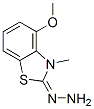 2(3H)-Benzothiazolone,4-methoxy-3-methyl-,hydrazone(9CI) CAS#: 776276-53-0