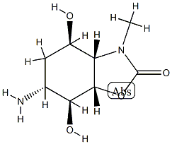 2(3H)-Benzoxazolone,6-aminohexahydro-4,7-dihydroxy-3-methyl-,[3aS-(3aalpha,4alpha,6bta,7alpha,7aalpha)]-(9CI) CAS#: 774146-59-7
