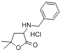 2(3H)-Furanone, dihydro-5,5-dimethyl-3-((phenylmethyl)amino)-, hydroch loride CAS#: 77694-17-8