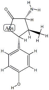 2(3H)-Furanone,3-aminodihydro-5-(4-hydroxyphenyl)-4-methyl-,(3alpha,4bta,5alpha)-(9CI) CAS#: 792154-39-3