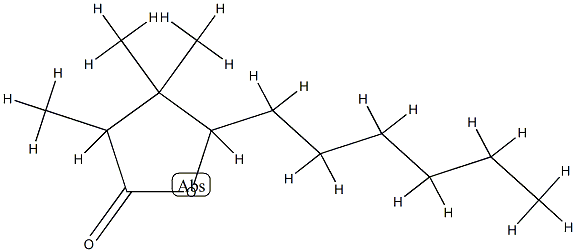 2(3H)-Furanone,5-hexyldihydro-3,4,4-trimethyl-(9CI) CAS#: 799268-18-1