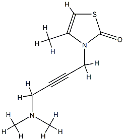 2(3H)-Thiazolone,3-[4-(dimethylamino)-2-butynyl]-4-methyl-(9CI) CAS#: 777801-82-8