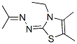 2(3H)-Thiazolone,3-ethyl-4,5-dimethyl-,(1-methylethylidene)hydrazone(9CI) CAS#: 753011-75-5