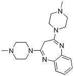 2,4-Bis(4-Methyl-1-piperazinyl)-3H-1,5-benzodiazepine CAS#: 733811-07-9
