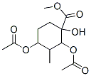 2,4-Bis(acetyloxy)-1-hydroxy-3-methylcyclohexanecarboxylic acid methyl ester CAS#: 75364-50-0