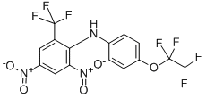 2,4-Dinitro-N-(4-(1,1,2,2-tetrafluoroethoxy)phenyl)-6-(trifluoromethyl )benzenamine CAS#: 79930-77-1