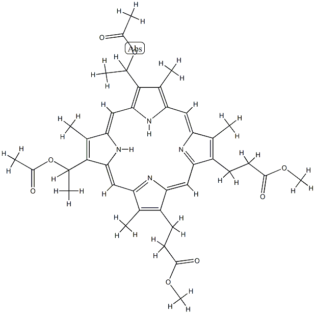 2,4-diacetylhematoporphyrin dimethyl ester CAS#: 75162-60-6