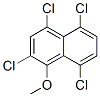 2,4,5,8-Tetrachloro-1-methoxynaphthalene CAS#: 74298-69-4