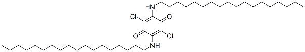 2,5-Dichloro-3,6-bis(octadecylamino)-1,4-benzoquinone CAS#: 73713-77-6
