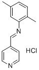 2,5-Dimethyl-N-(4-pyridinylmethylene)benzenamine monohydrochloride CAS#: 75273-89-1