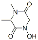 2,5-Piperazinedione, 1-hydroxy-4-methyl-3-methylene- CAS#: 73198-67-1