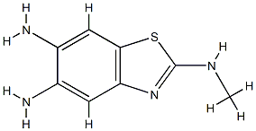 2,5,6-Benzothiazoletriamine,N2-methyl-(9CI) CAS#: 77085-67-7